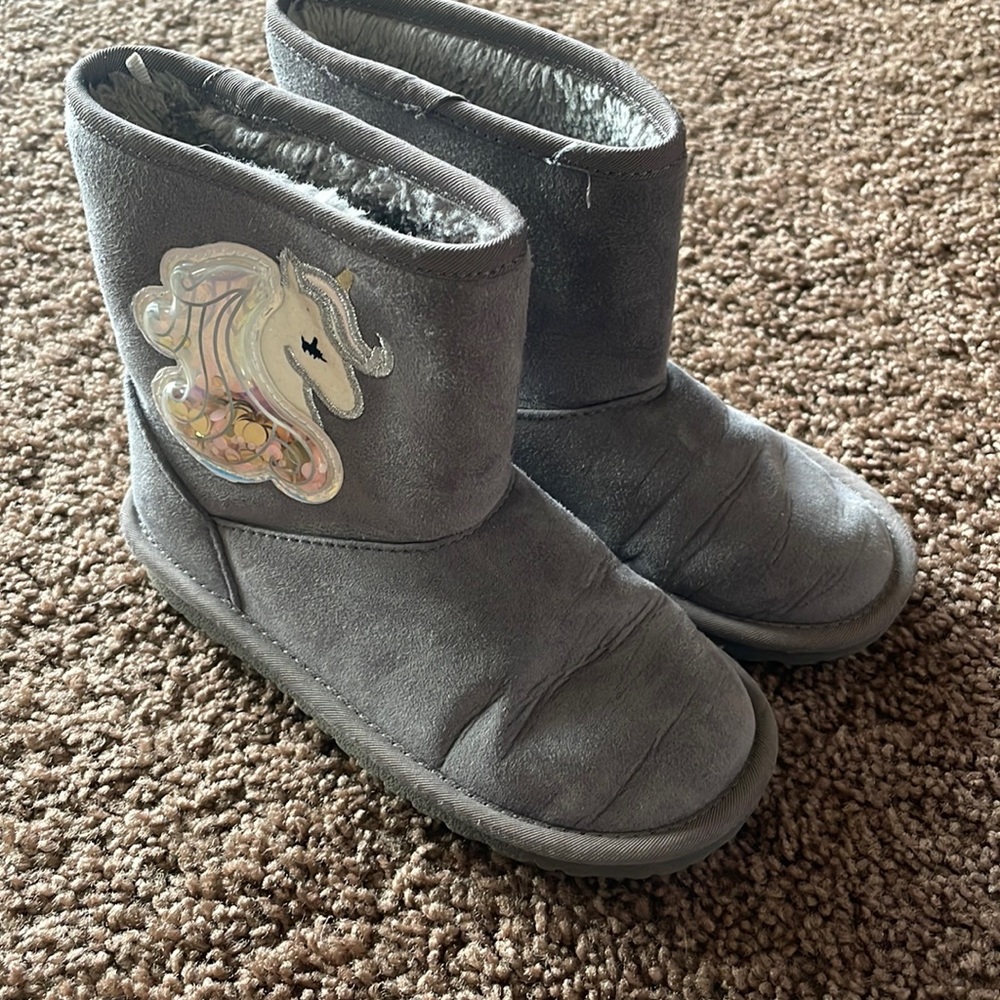 Girls Size 12 Unicorn Boots